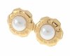 gold plated earrings with exclusive cubic zirconia